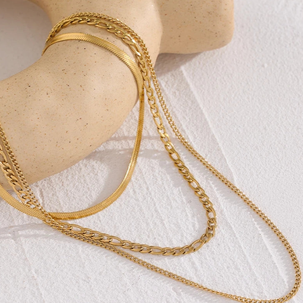 Collier à chaîne superposée Aurelia