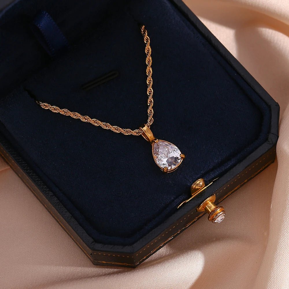 Aurora Birthstone Pendant Necklace - Zafinne Jewelry