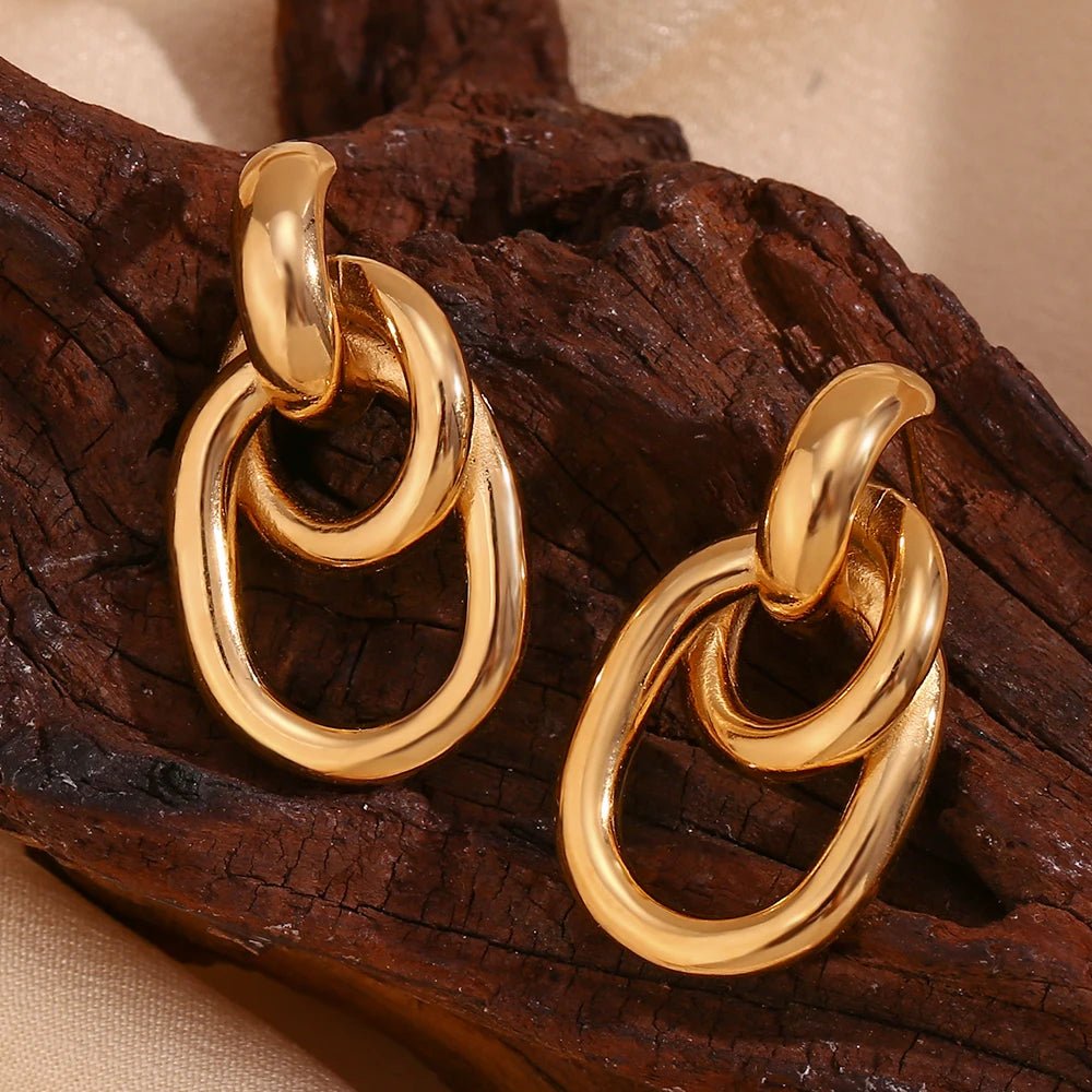 Geometric Earrings - Zafinne Jewelry