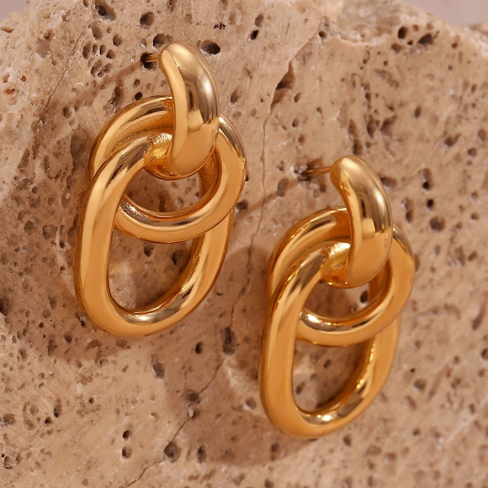 Geometric Earrings - Zafinne Jewelry