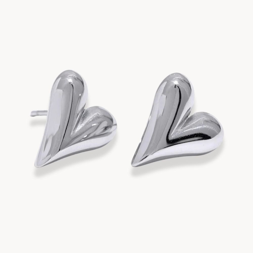 Heart Earrings - Zafinne Jewelry