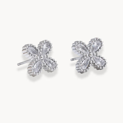 Boucles d'oreilles à tige pétales d'aurore