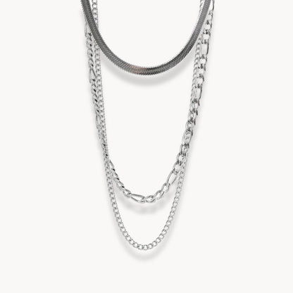 Aurelia Layered Chain Necklace - Zafinne Jewelry
