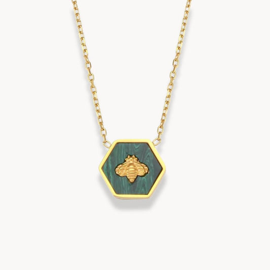 Bee Pendant Necklace - Zafinne Jewelry
