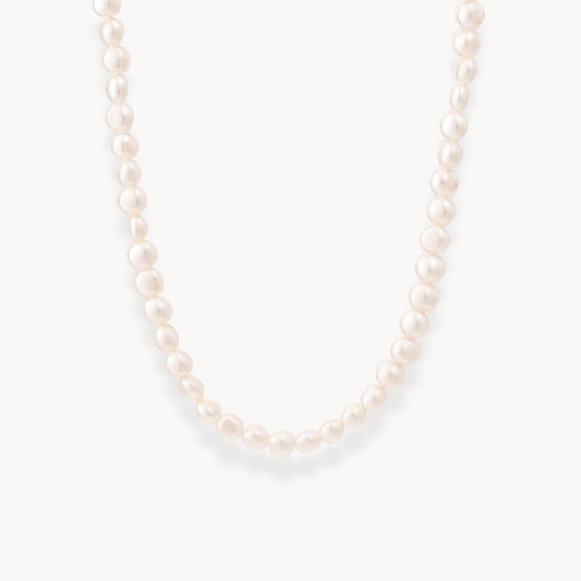 Freshwater Pearl Classic Strand Necklace - Zafinne Jewelry