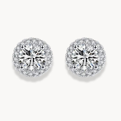 Silver Luxury Sparkle Earrings - Zafinne Jewelry