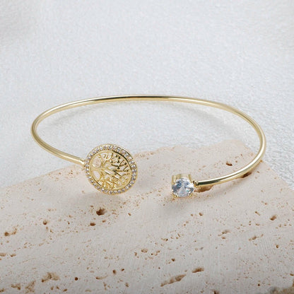 Tree Of Life Bangle Bracelet - Zafinne Jewelry